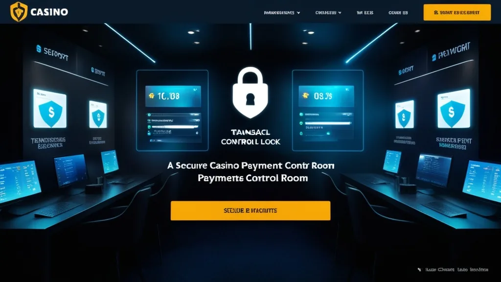 Salle de contrôle sécurisée avec limites de paiement et assistance client pour un casino